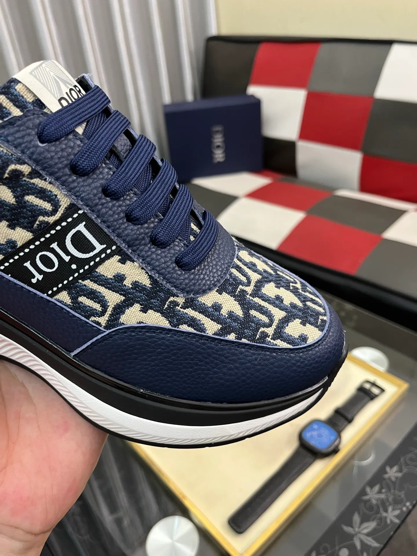 Men's Men's Shoes 💰438⌚️⌚️"Dior DIOR*" latest hot style casual shoes, top brand [seduce] luxury~purchase, top~quality. [Strong] The upper is made of imported breathable cowhide with material ➕ breathable sheepskin feet (•) and fine workmanship. Code number: 38-443️⃣Colors available